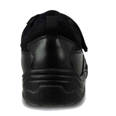 Maxx Velcro Black School Shoes