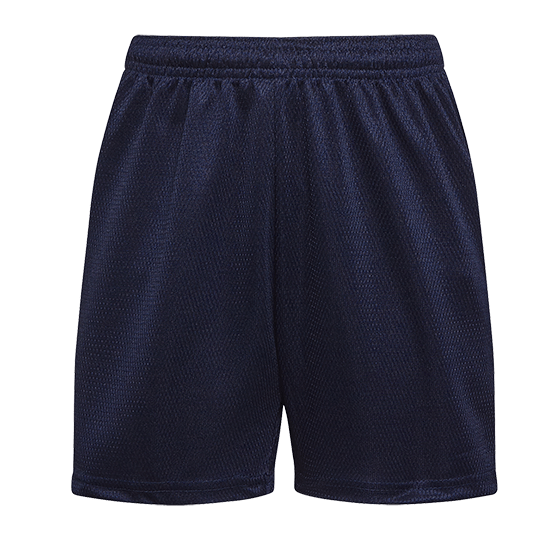 Girls Navy Sports Shorts