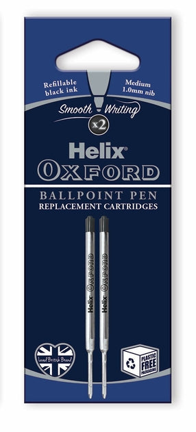 Ballpoint Pen Refills Black x 2
